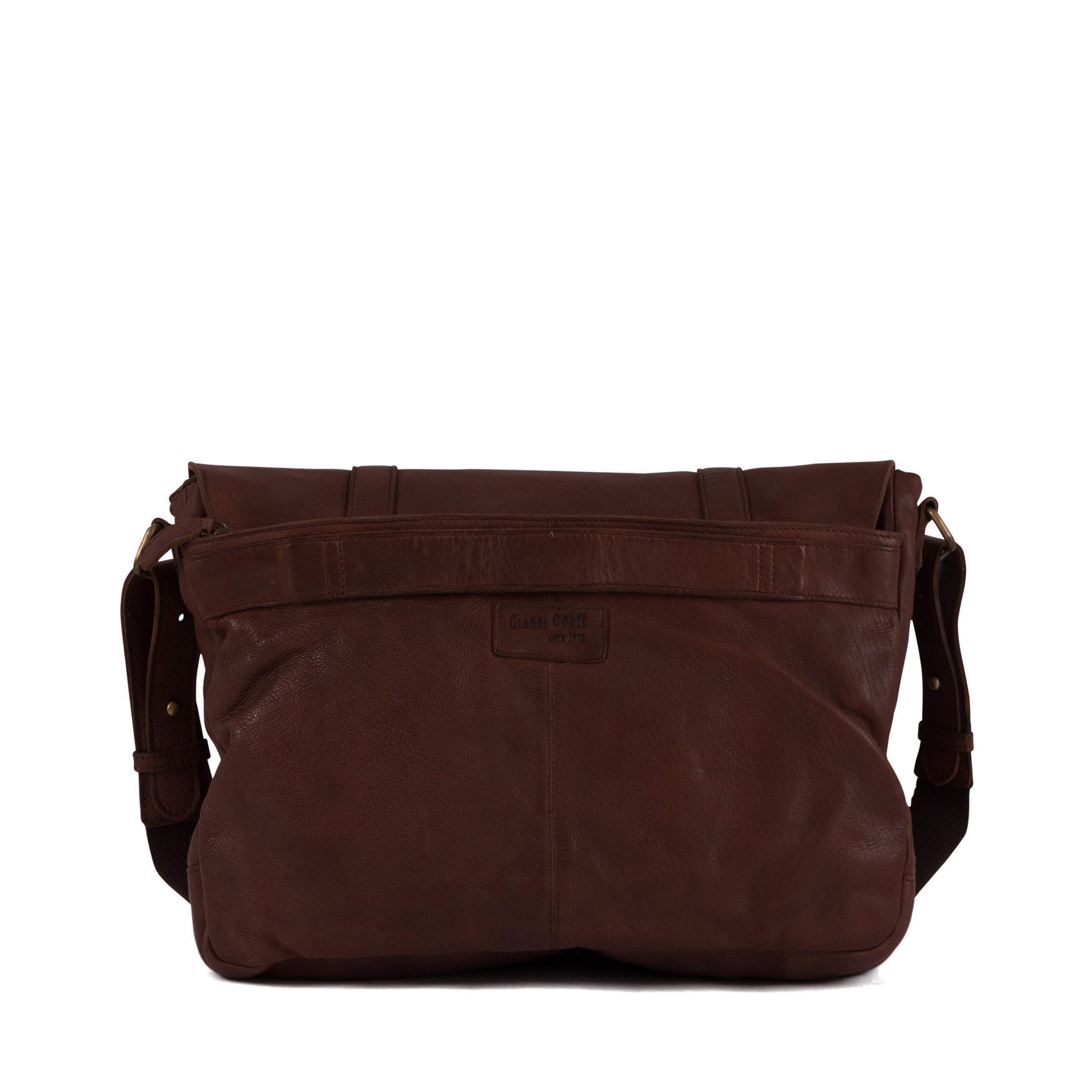 Gianni Conti messanger in pelle "Vintage" Marrone 4002391.20