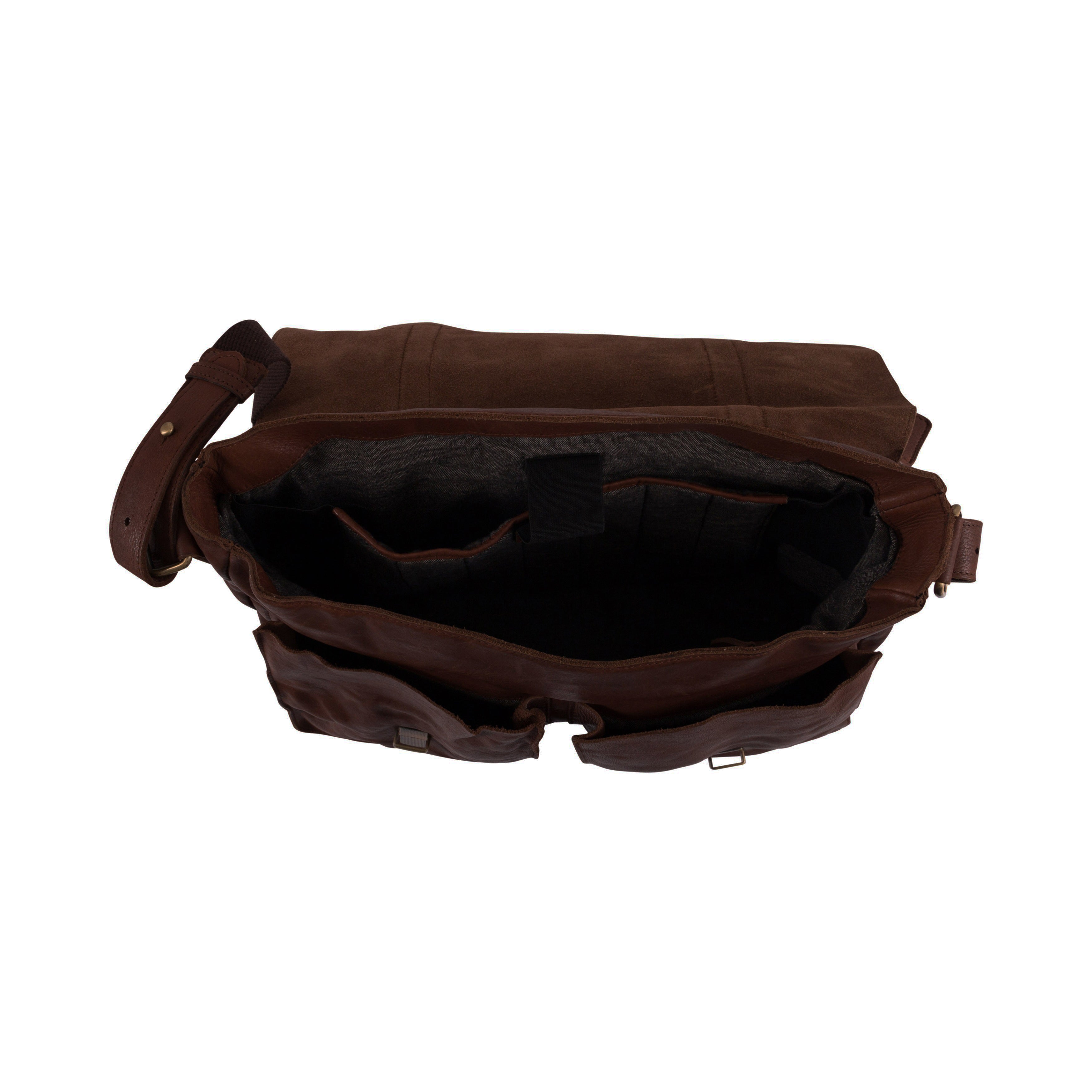 Gianni Conti messanger in pelle "Vintage" Marrone 4002391.20