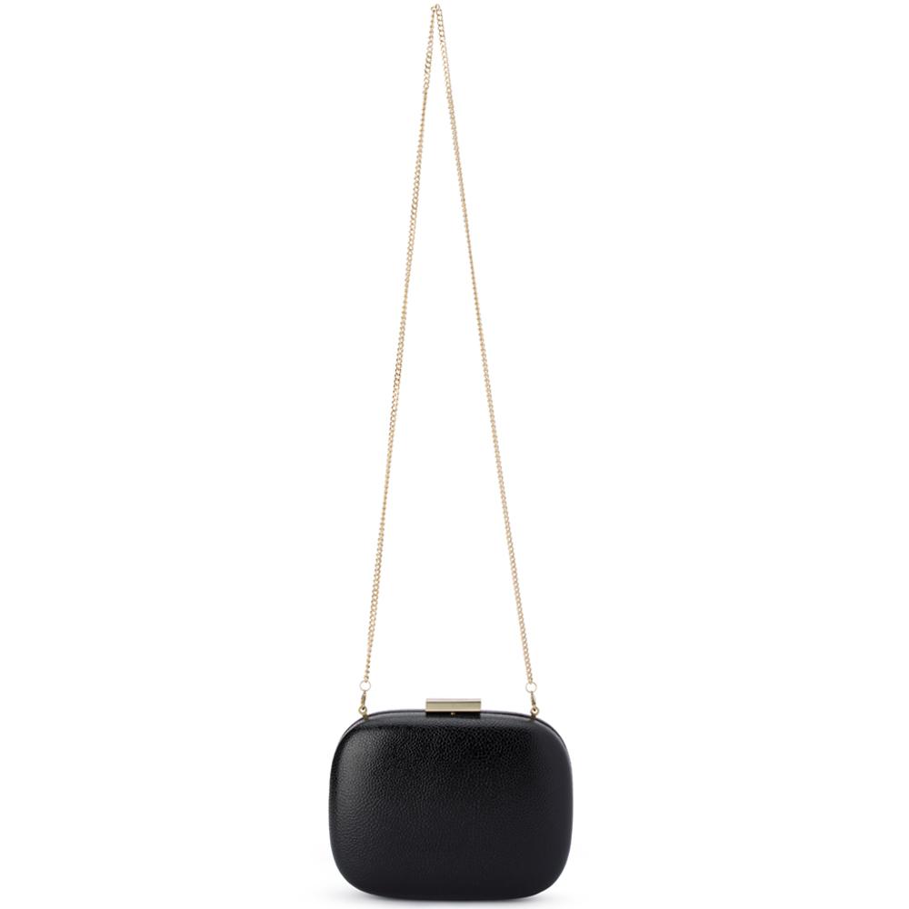 Olga Berg borsa da cerimonia in pelle "Malia" Nero OB7447.BLACK