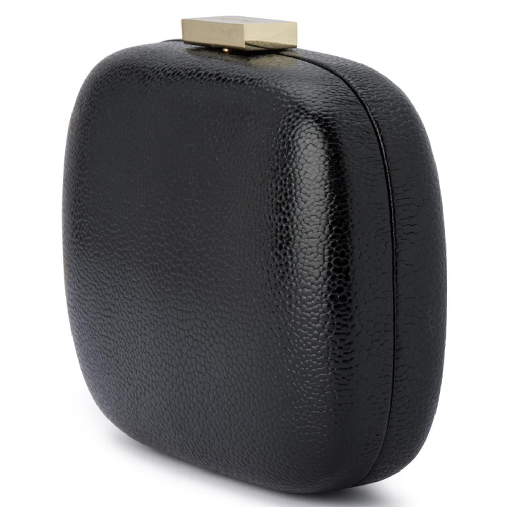 Olga Berg borsa da cerimonia in pelle "Malia" Nero OB7447.BLACK