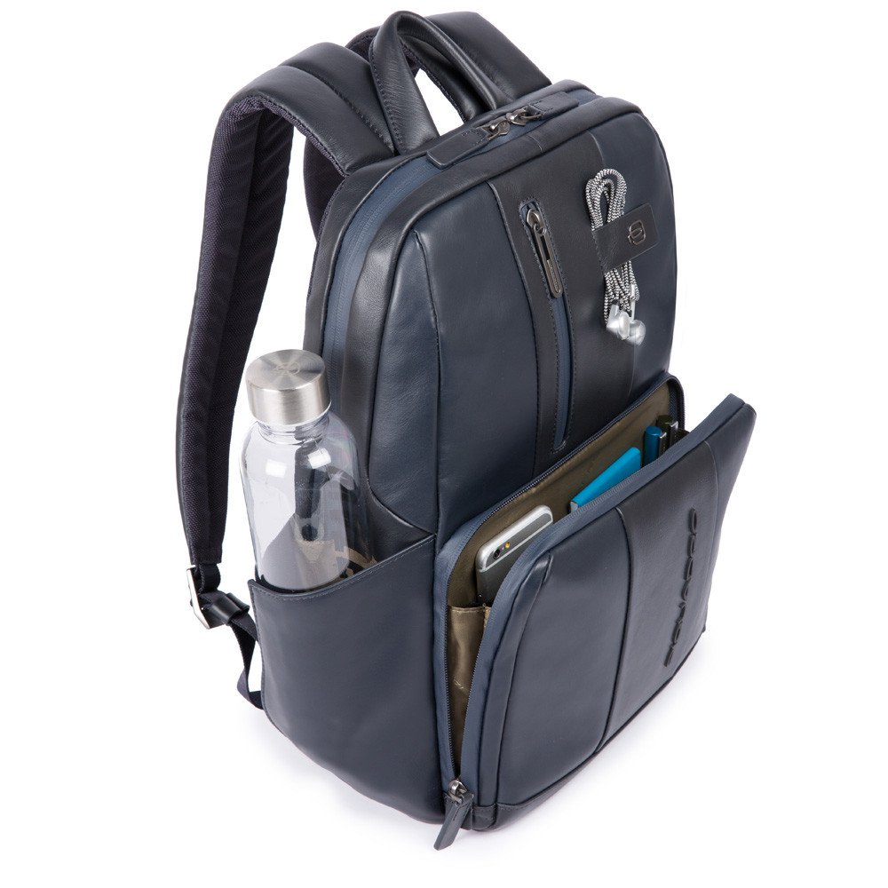 Piquadro zaino in pelle "UB00 - Urban" Blu CA3214UB00.BLU