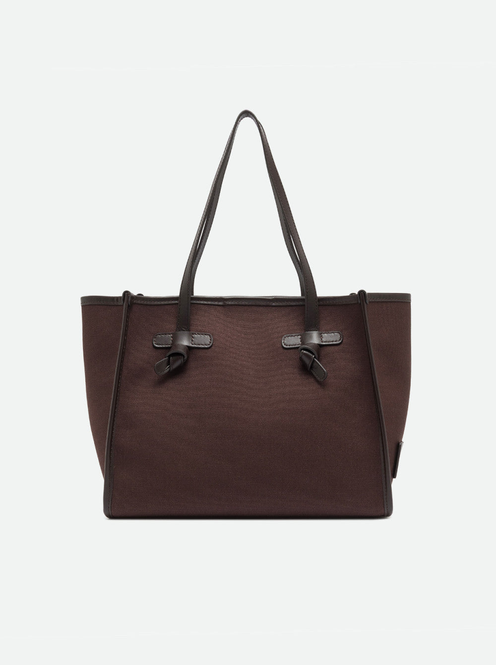 Gianni Chiarini borsa shopping in tessuto e pelle "Marcella" Marrone BS6849COMM-SE.14641 ESPRESSO