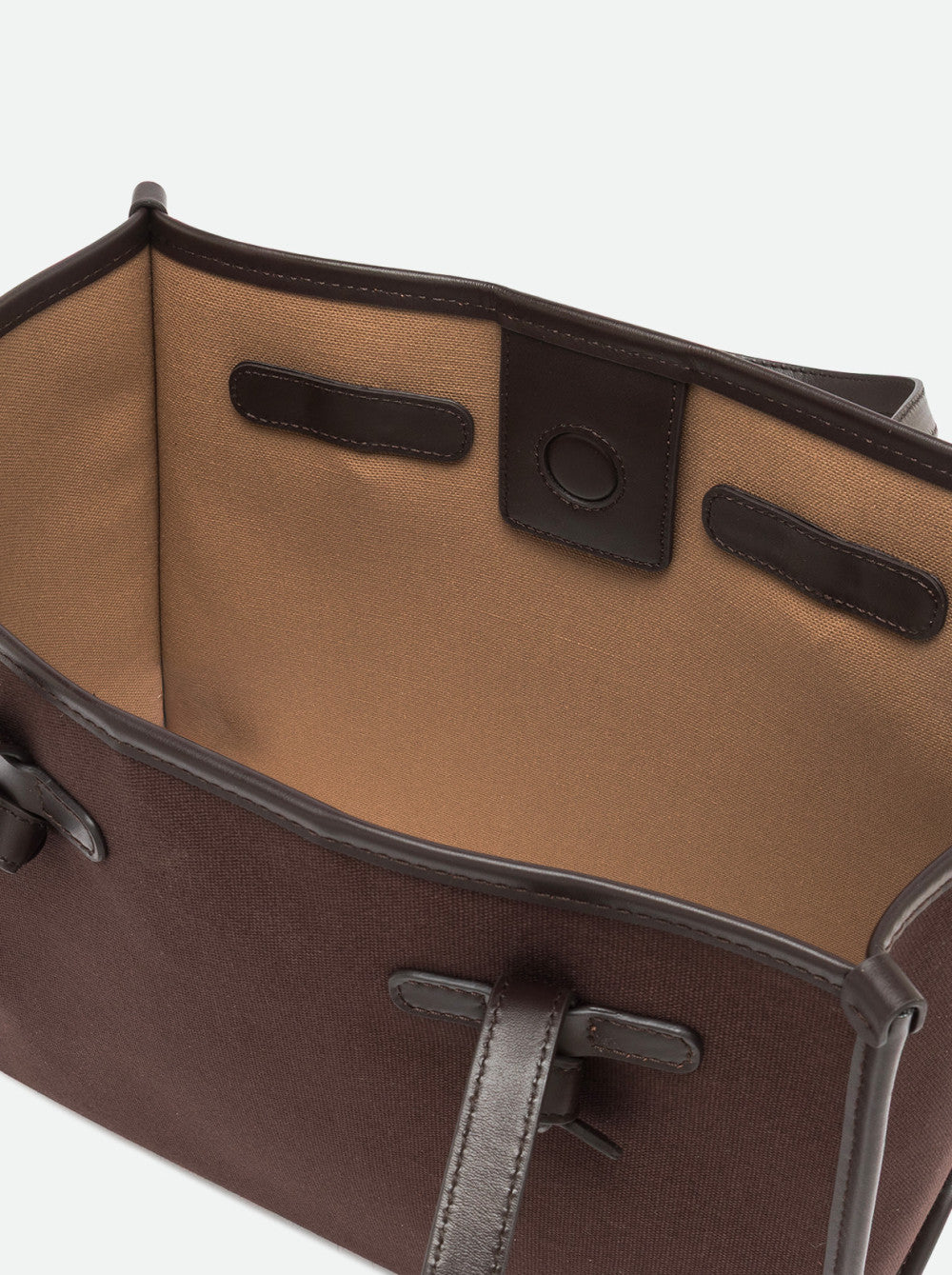 Gianni Chiarini borsa shopping in tessuto e pelle "Marcella" Marrone BS6849COMM-SE.14641 ESPRESSO