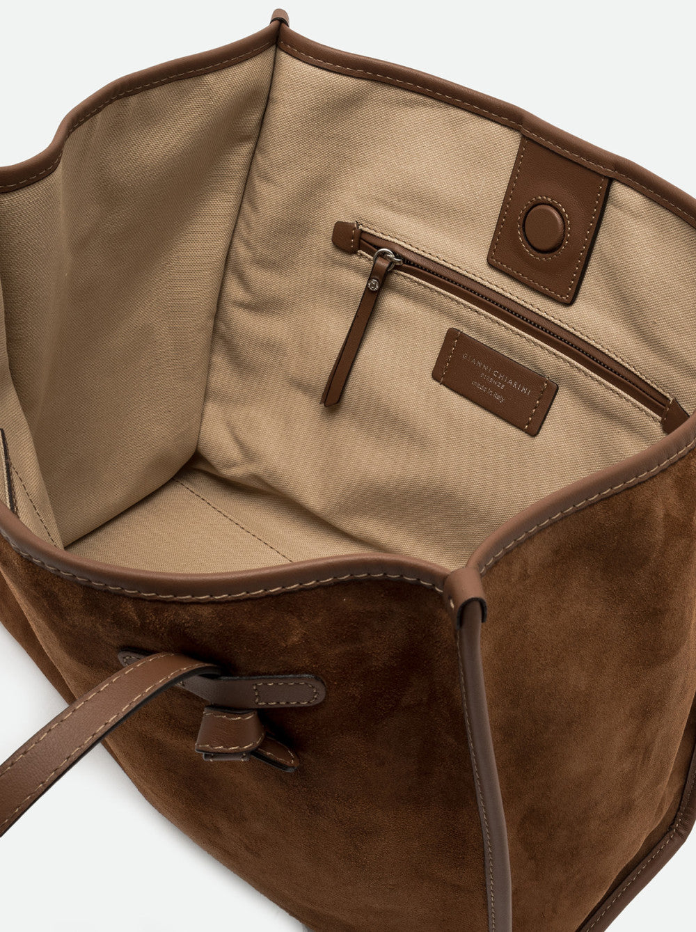Gianni Chiarini borsa shopping in camoscio "Marcella" Cuoio BS8990CM-PL.14275 COGNAC
