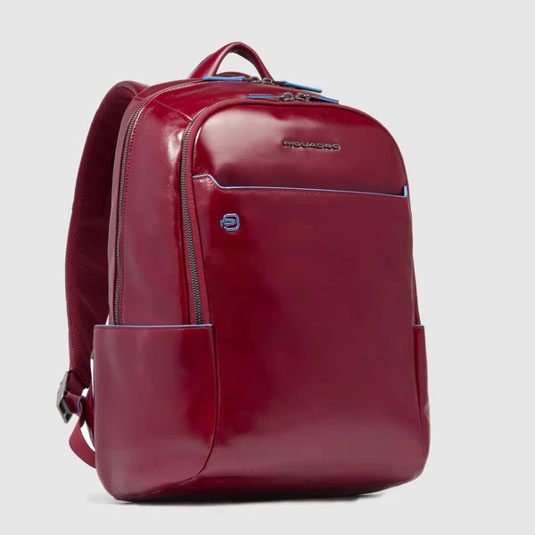 Piquadro zaino in pelle "Blue Square" Rosso CA3214B2.R