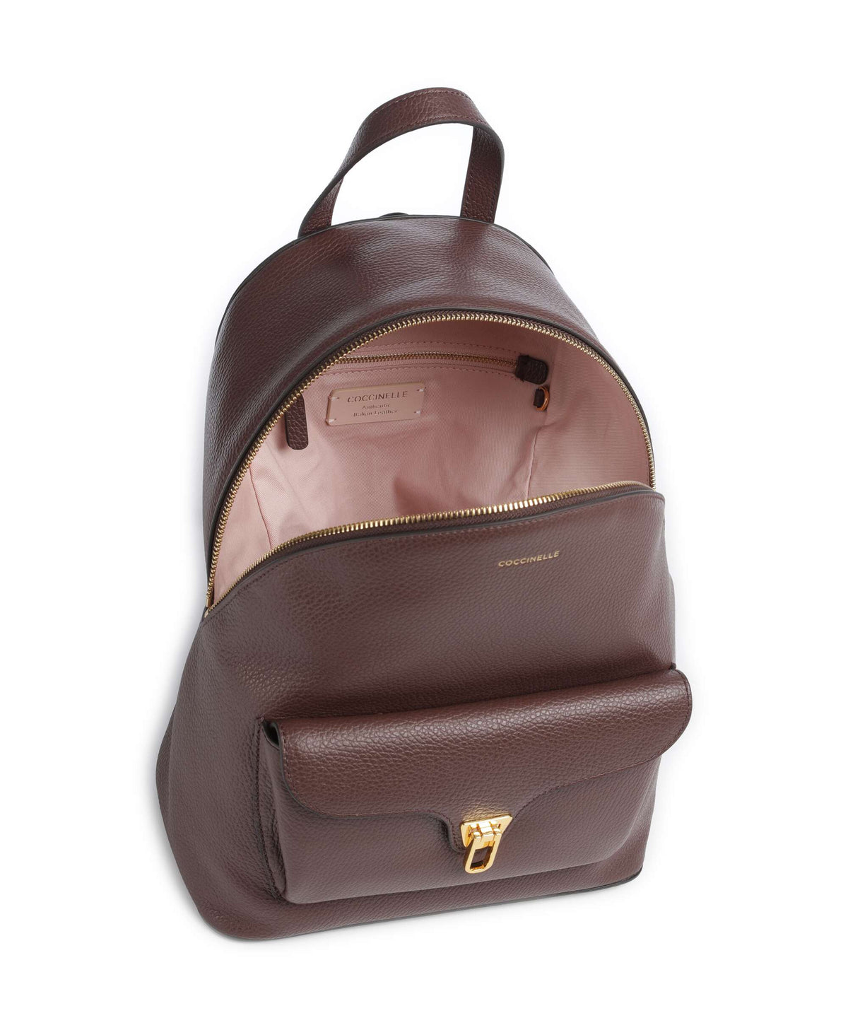 Coccinelle zaino in pelle "Beat Generation" Marrone E1TFK140201.R49 BERRY