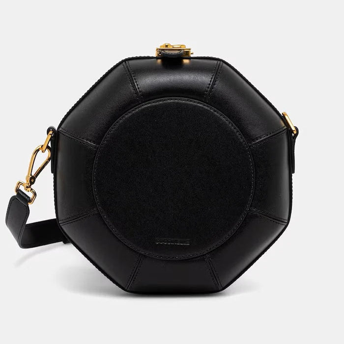 Coccinelle borsa a tracolla in pelle "Sewing Box" Nero E1V25150101.001 NOIR