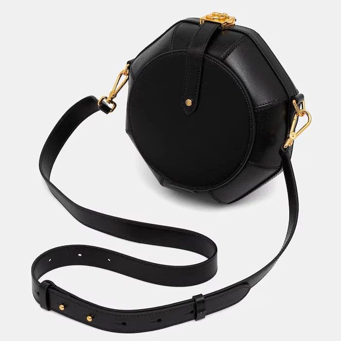 Coccinelle borsa a tracolla in pelle "Sewing Box" Nero E1V25150101.001 NOIR