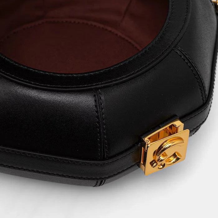 Coccinelle borsa a tracolla in pelle "Sewing Box" Nero E1V25150101.001 NOIR