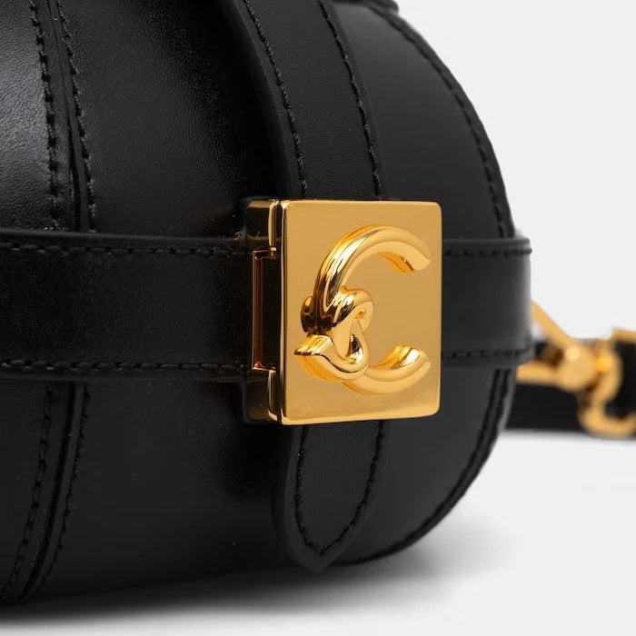 Coccinelle borsa a tracolla in pelle "Sewing Box" Nero E1V25150101.001 NOIR