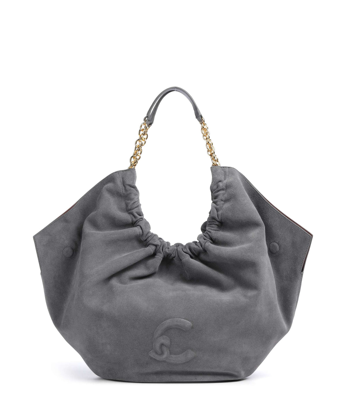 Coccinelle borsa a spalla in camoscio "Smash" Grigio E1V5G110101.Y18 STOVE