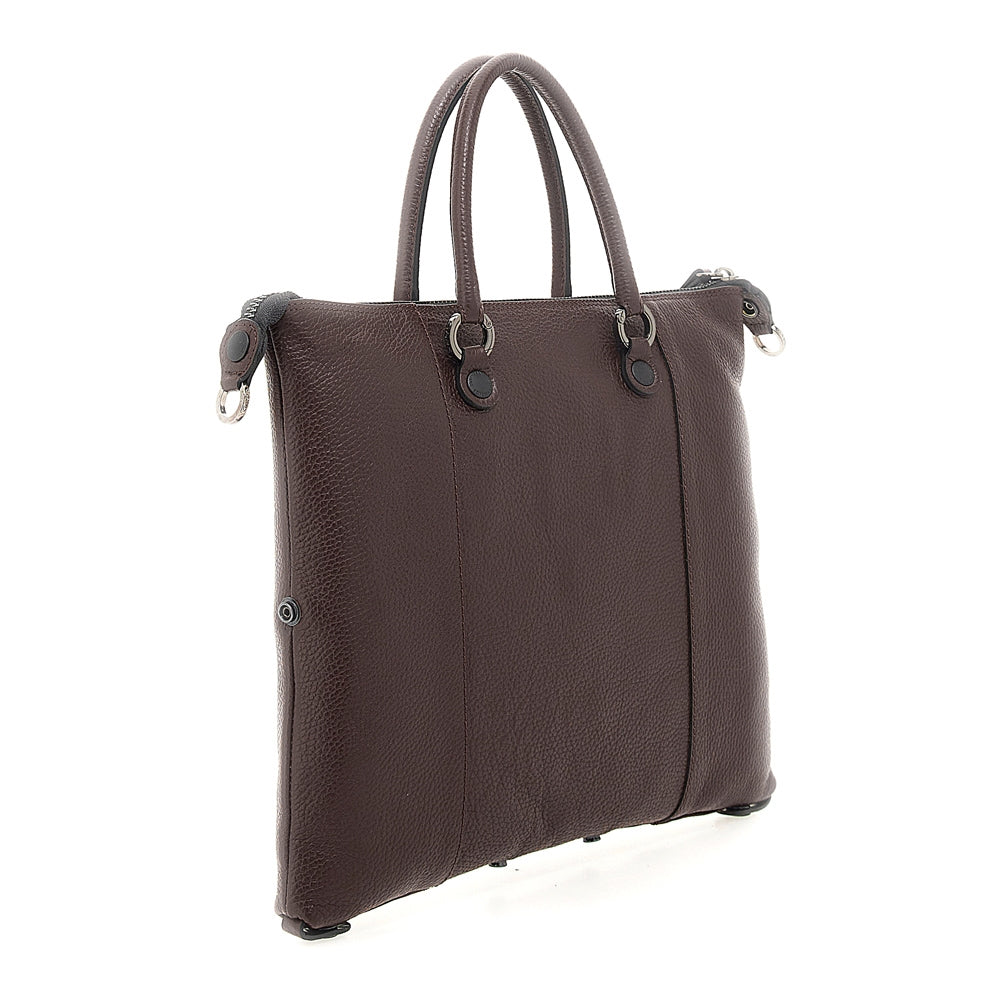 Gabs borsa a mano trasformabile in pelle "G3 PLUS M" Marrone 33T2/2428.1551 MOKA