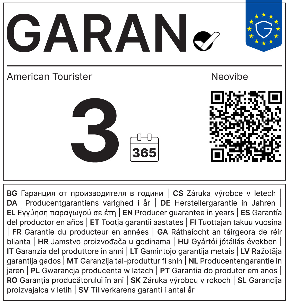 American Tourister trolley cabina in policarbonato "Neovibe" Azzurro 159930.1827 STEEL BLUE
