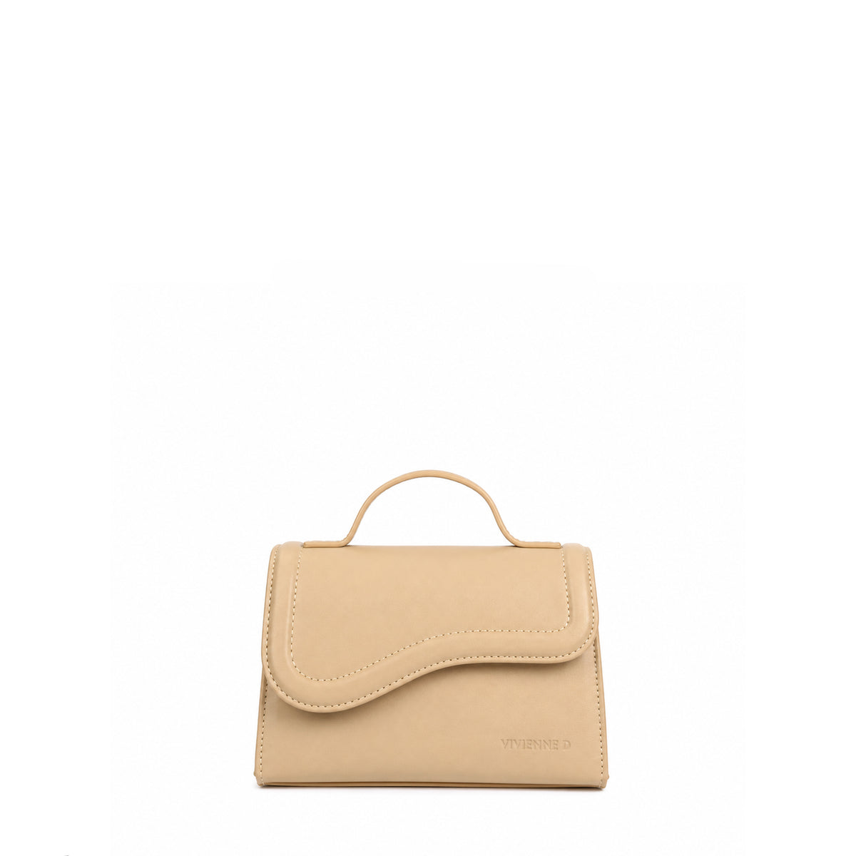 VIVIENNE D borsa a mano in ecopelle "Olivia" Beige VFA001.BEIGE