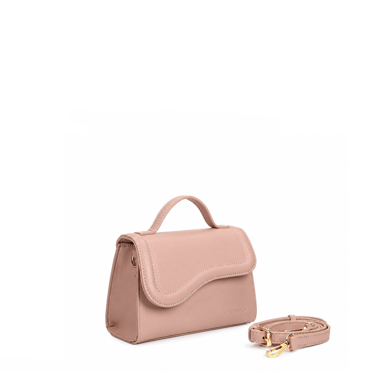 VIVIENNE D borsa a mano in ecopelle "Olivia" Rosa VFA001.ROSA