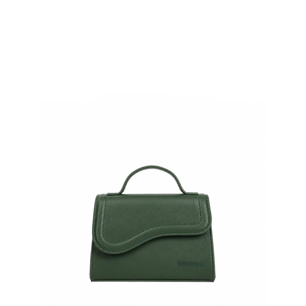 VIVIENNE D borsa a mano in ecopelle "Olivia" Verde VFA001.VERDE