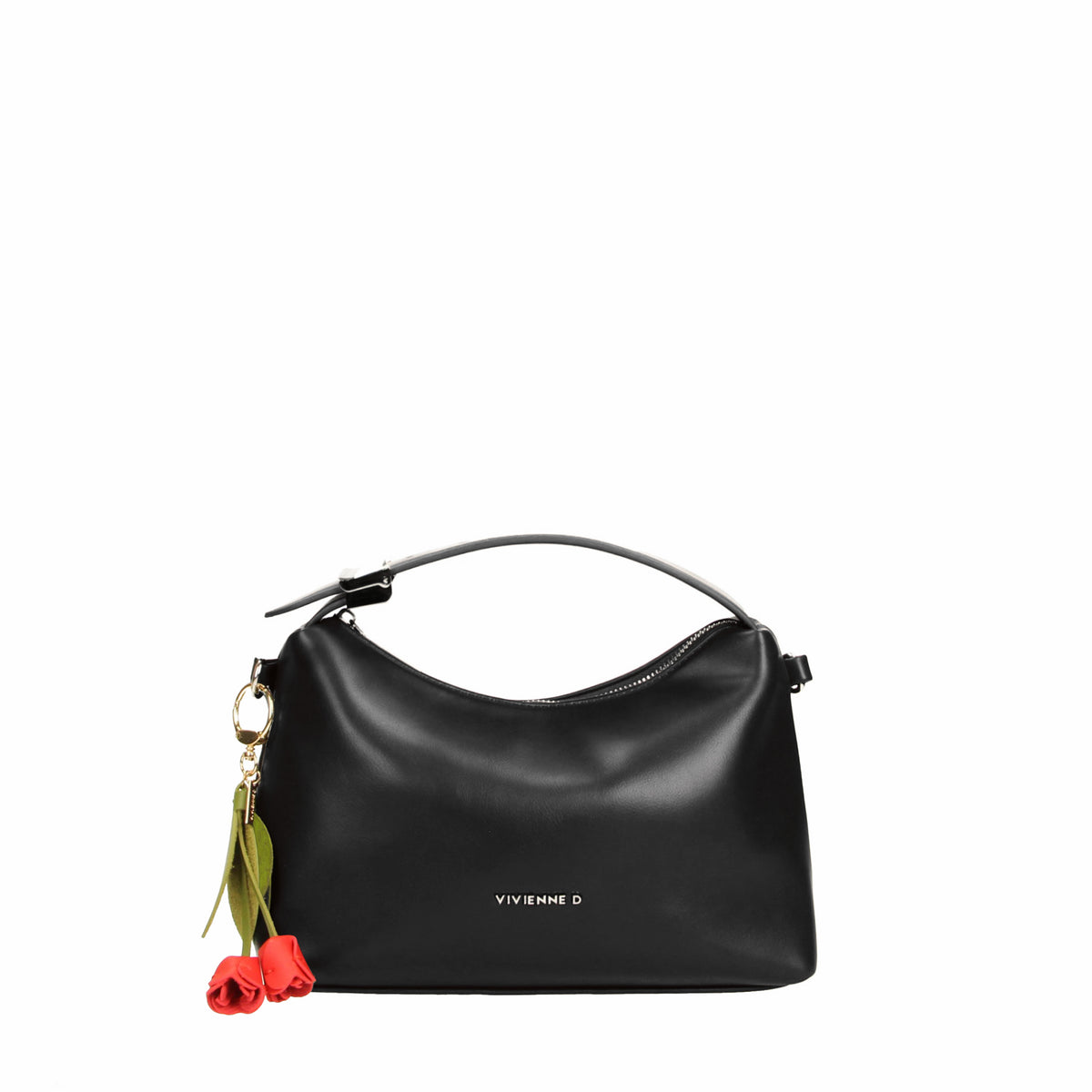 VIVIENNE D borsa a mano in ecopelle "Brenda" Nero VIV002.NERO
