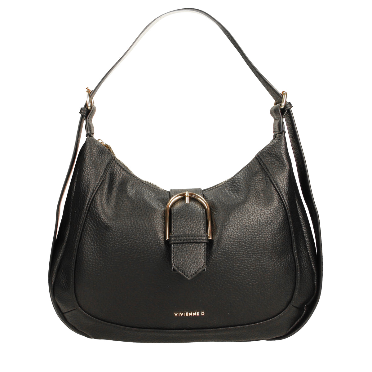 VIVIENNE D borsa a spalla in ecopelle "Margot" Nero VMO003.NERO