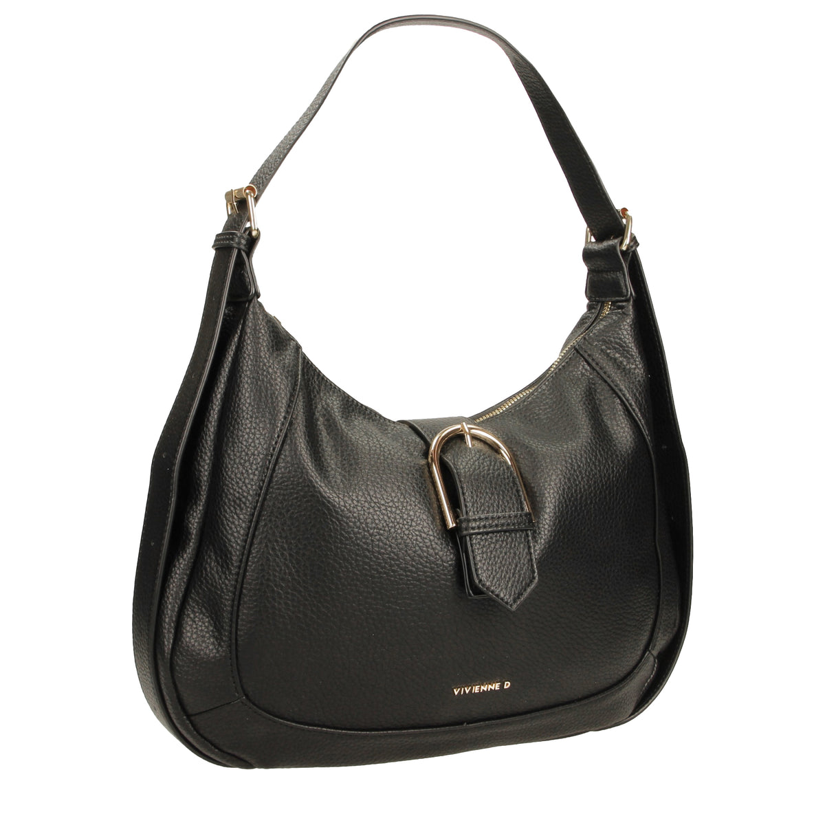 VIVIENNE D borsa a spalla in ecopelle "Margot" Nero VMO003.NERO