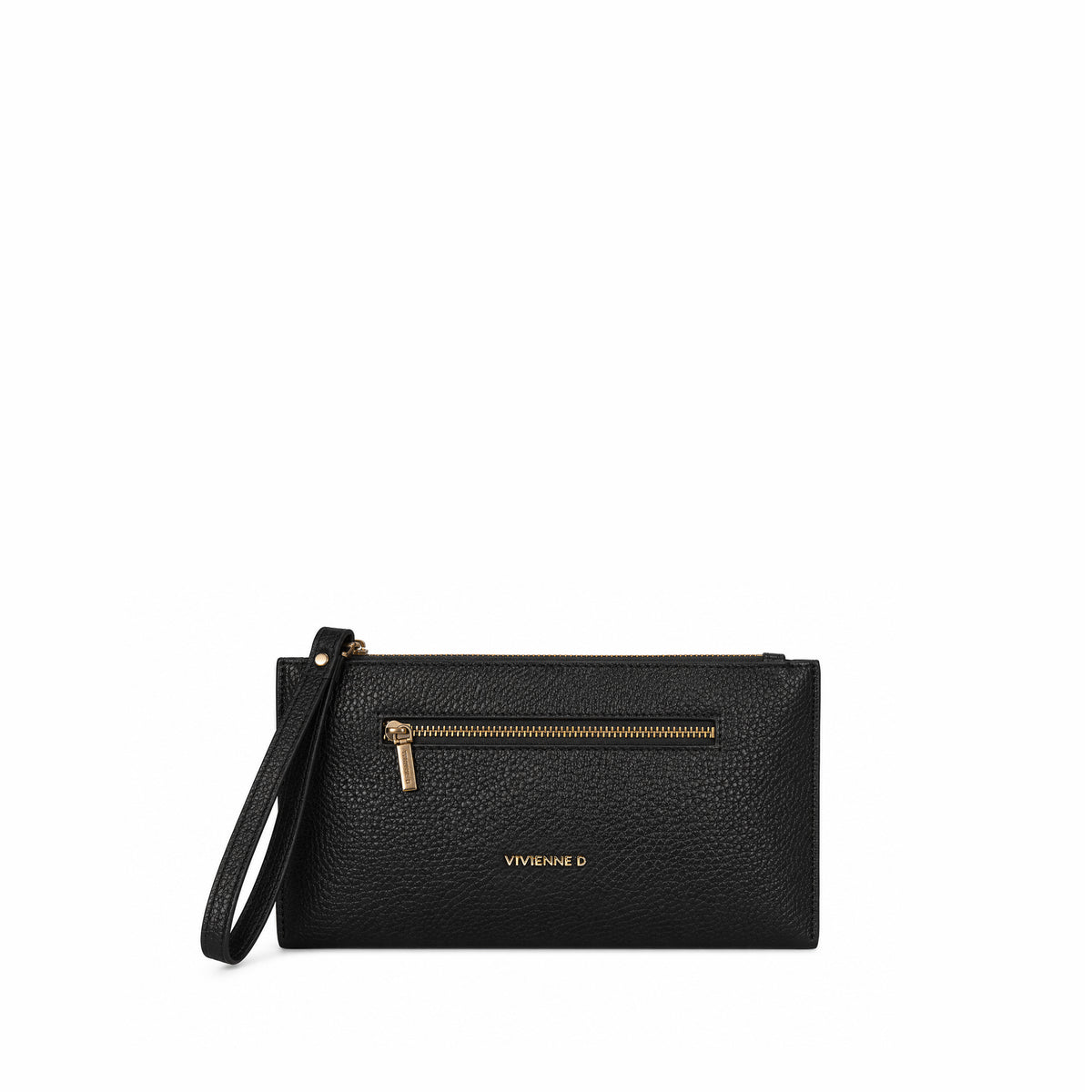 VIVIENNE D borsa a tracolla in ecopelle "Nina" Nero VMO005.NERO