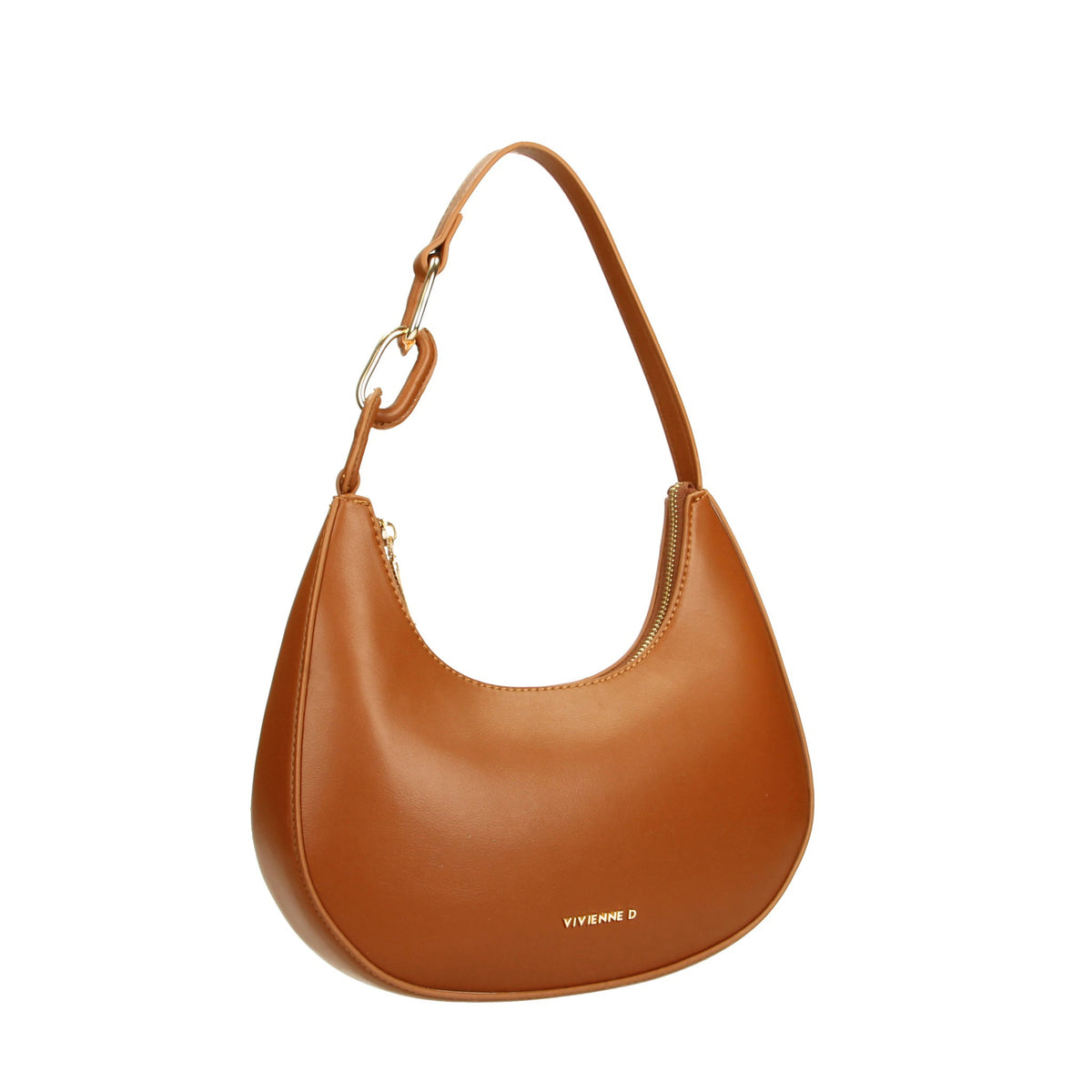 VIVIENNE D borsa a spalla in ecopelle "Grace" Cuoio VRI002.CAMEL