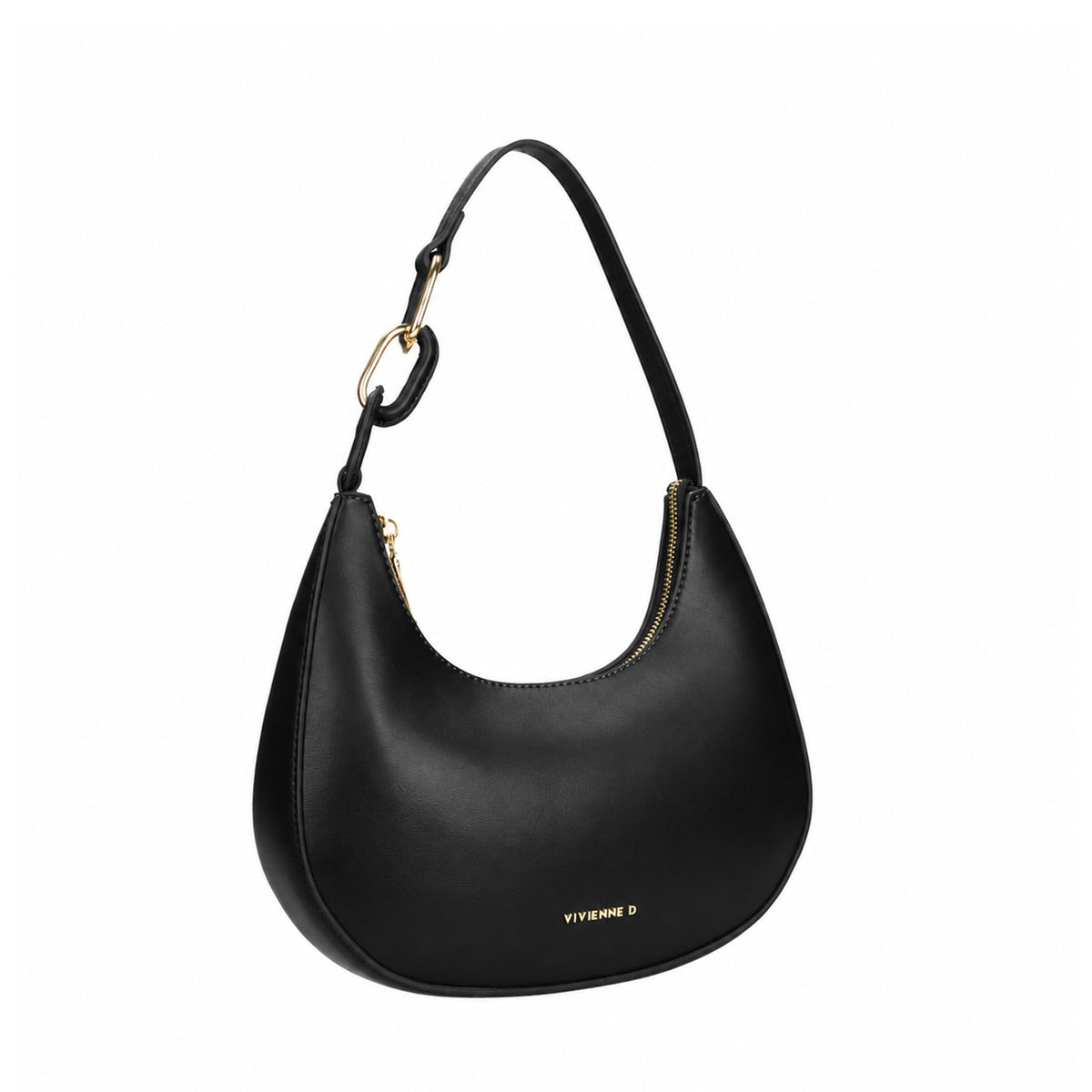 VIVIENNE D borsa a spalla in ecopelle "Grace" Nero VRI002.NERO
