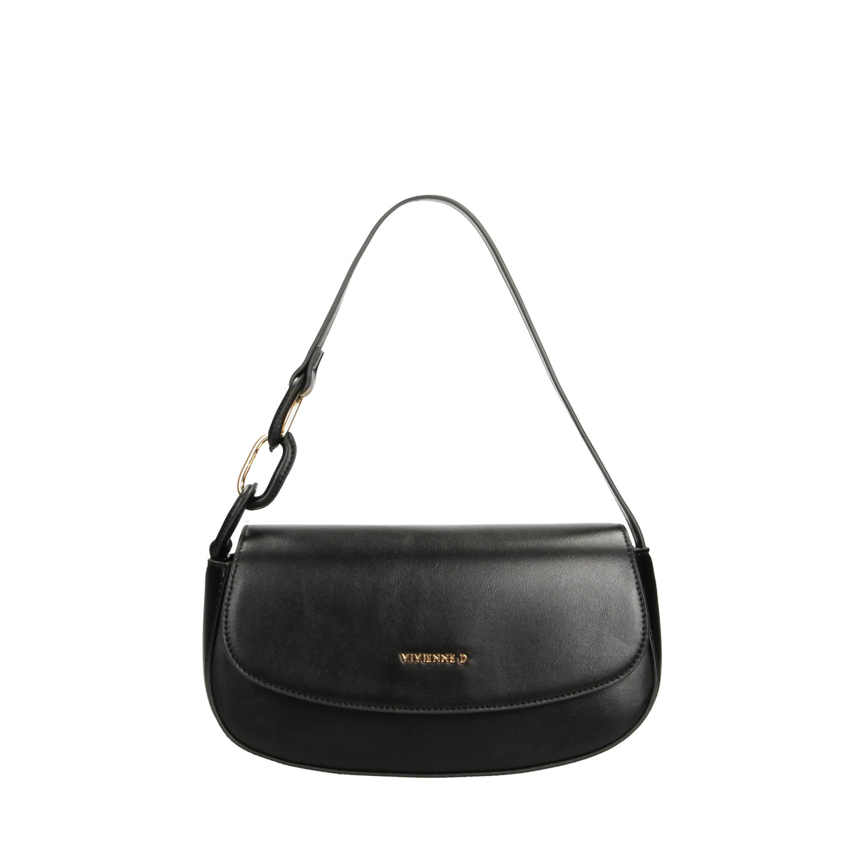 VIVIENNE D borsa a spalla in ecopelle "Ellie" Nero VRI003.NERO