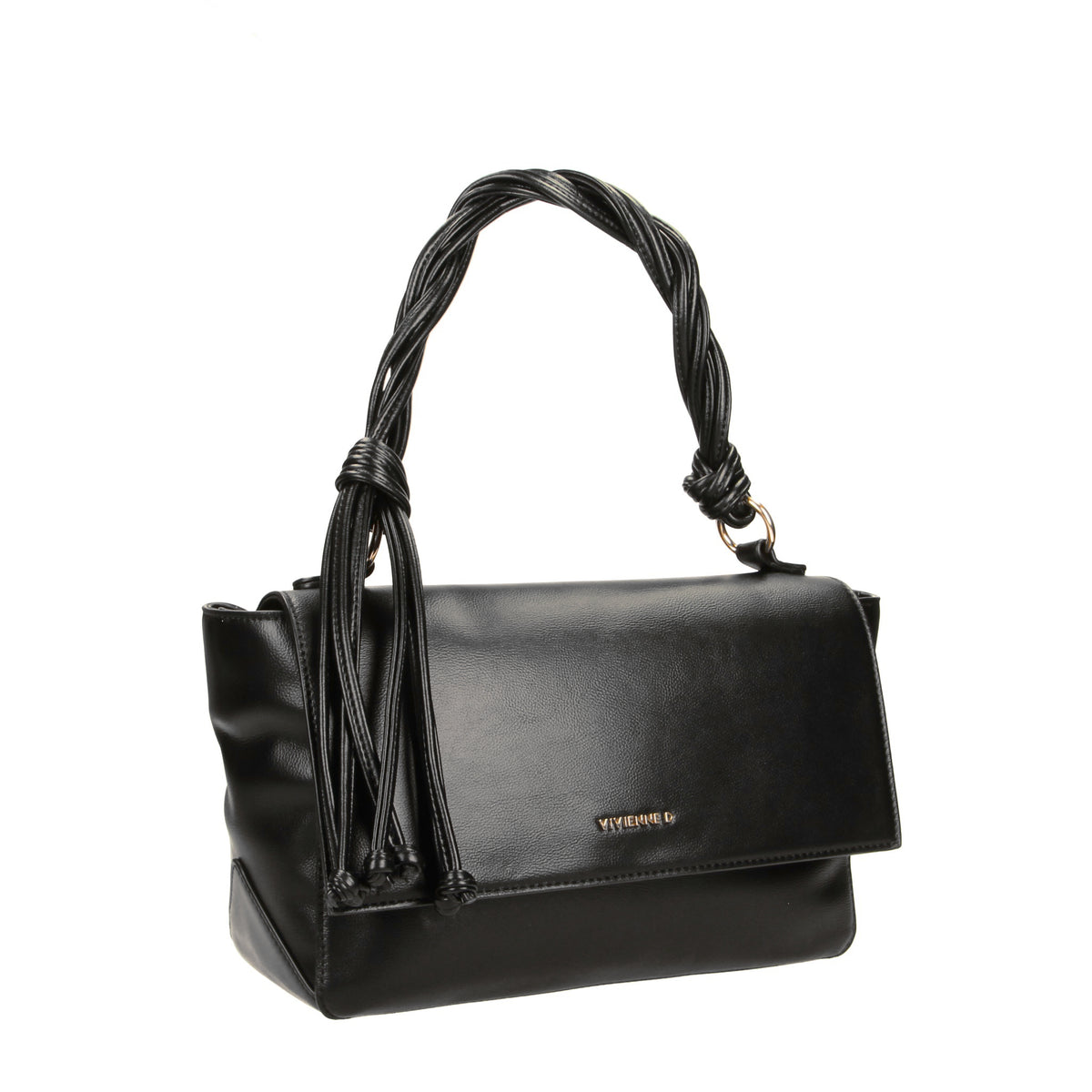 VIVIENNE D borsa a spalla in ecopelle "Sienna" Nero VRO002.NERO