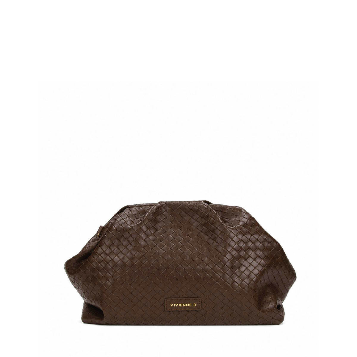 VIVIENNE D pochette in ecopelle "Zoe" Marrone VTW004.TMORO