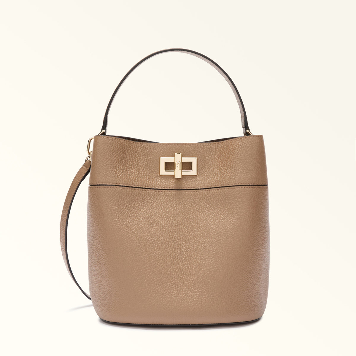 Furla borsa secchiello in pelle "Amelia" Beige WB01953.4489S TOFFEE