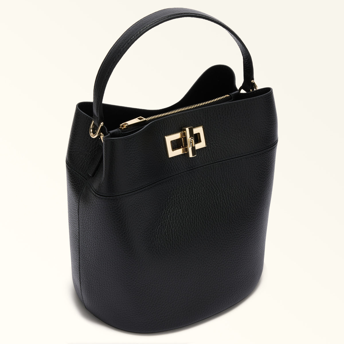 Furla borsa secchiello in pelle "Amelia" Nero WB01953.O6000 NERO