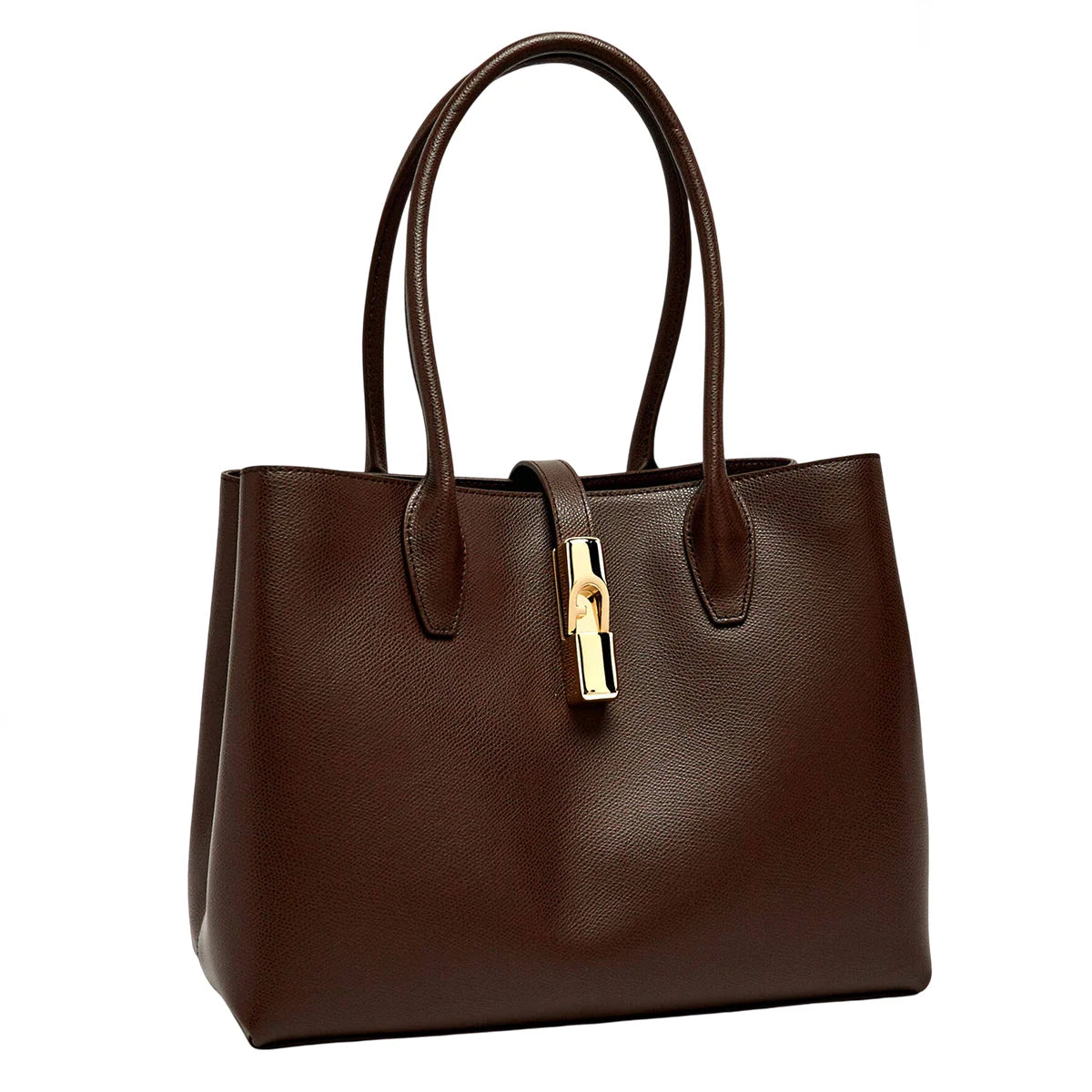 Furla borsa shopping in pelle "Goccia" Marrone WB01978.4284S ESPRESSO