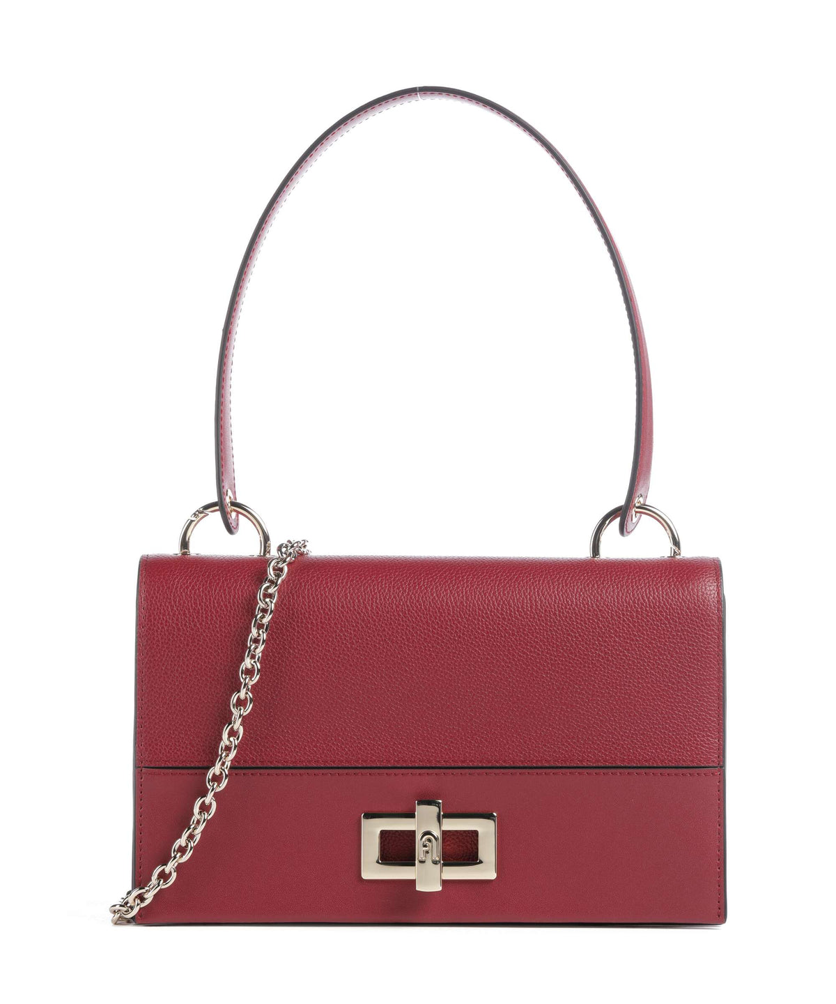 Furla borsa a spalla in pelle "Amelia" Bordeaux WB02156.CGQ00 CILIEGIA