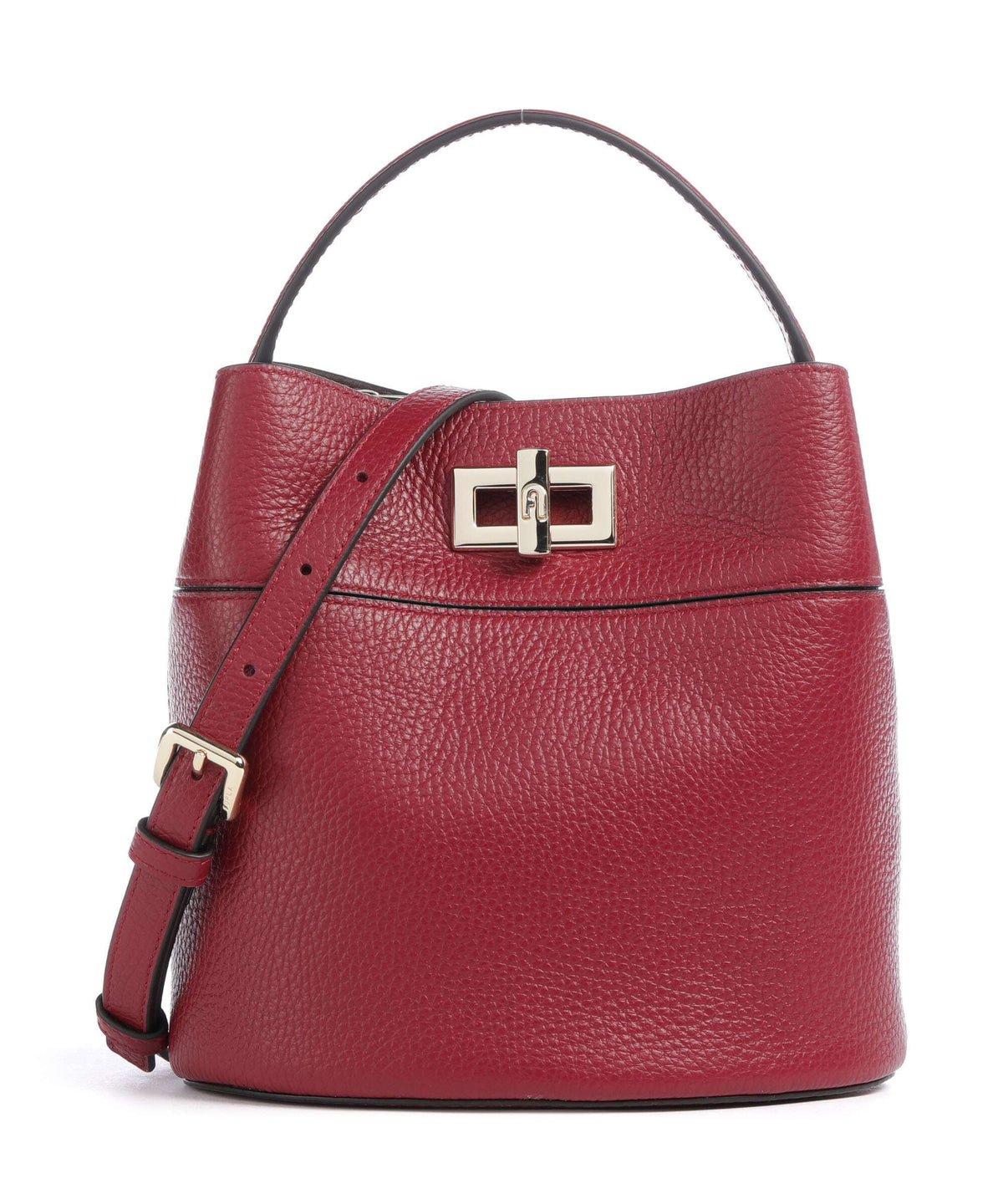Furla borsa secchiello in pelle "Amelia" Bordeaux WE00879.CGQ00 CILIEGIA