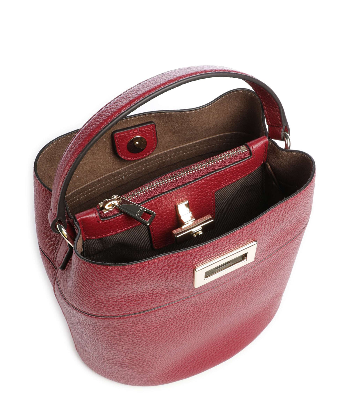 Furla borsa secchiello in pelle "Amelia" Bordeaux WE00879.CGQ00 CILIEGIA