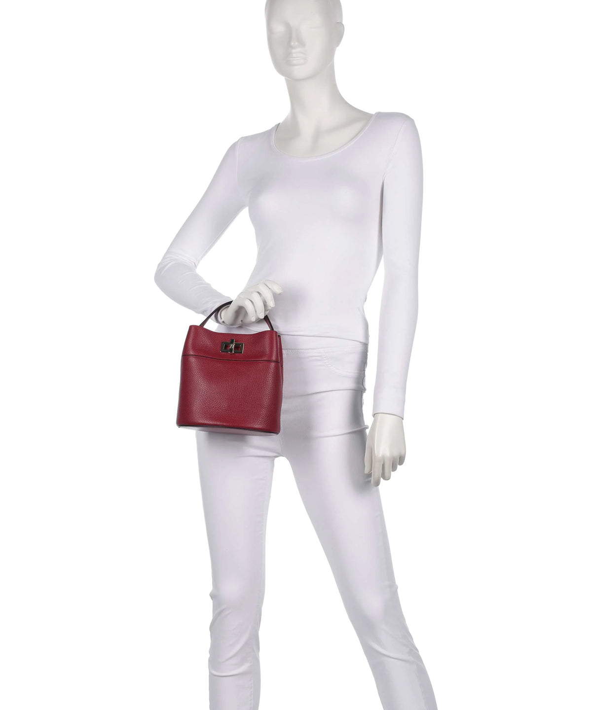 Furla borsa secchiello in pelle "Amelia" Bordeaux WE00879.CGQ00 CILIEGIA