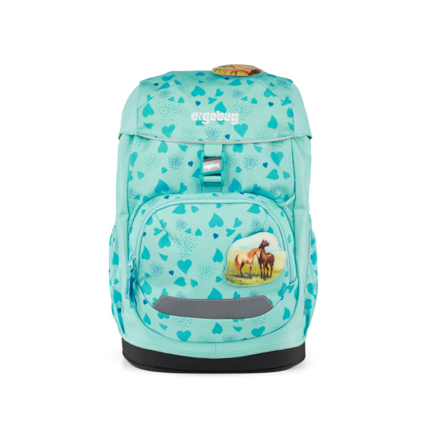Ergobag zaino scolastico in tessuto "Flex" Verde acqua 01531.393 HORSEDREAMBEAR