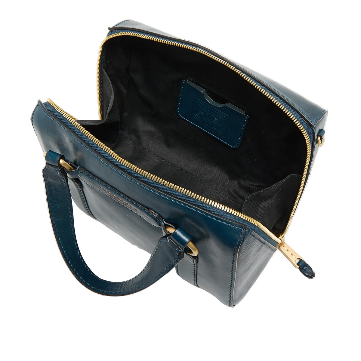 The Bridge borsa a mano in pelle "Laura" Blu 04181601.019