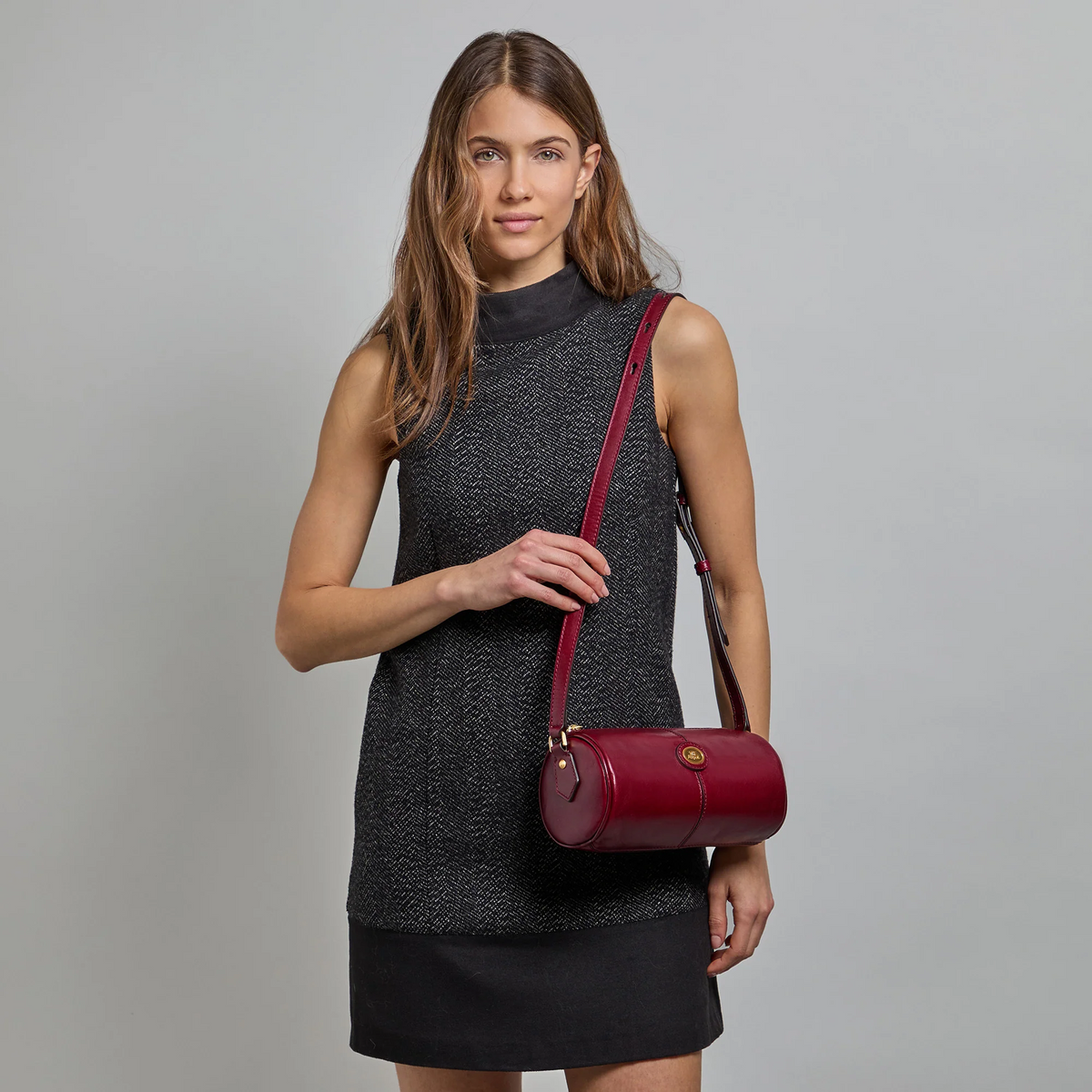 The Bridge borsa a tracolla in pelle "Story" Bordeaux 04541601.01A