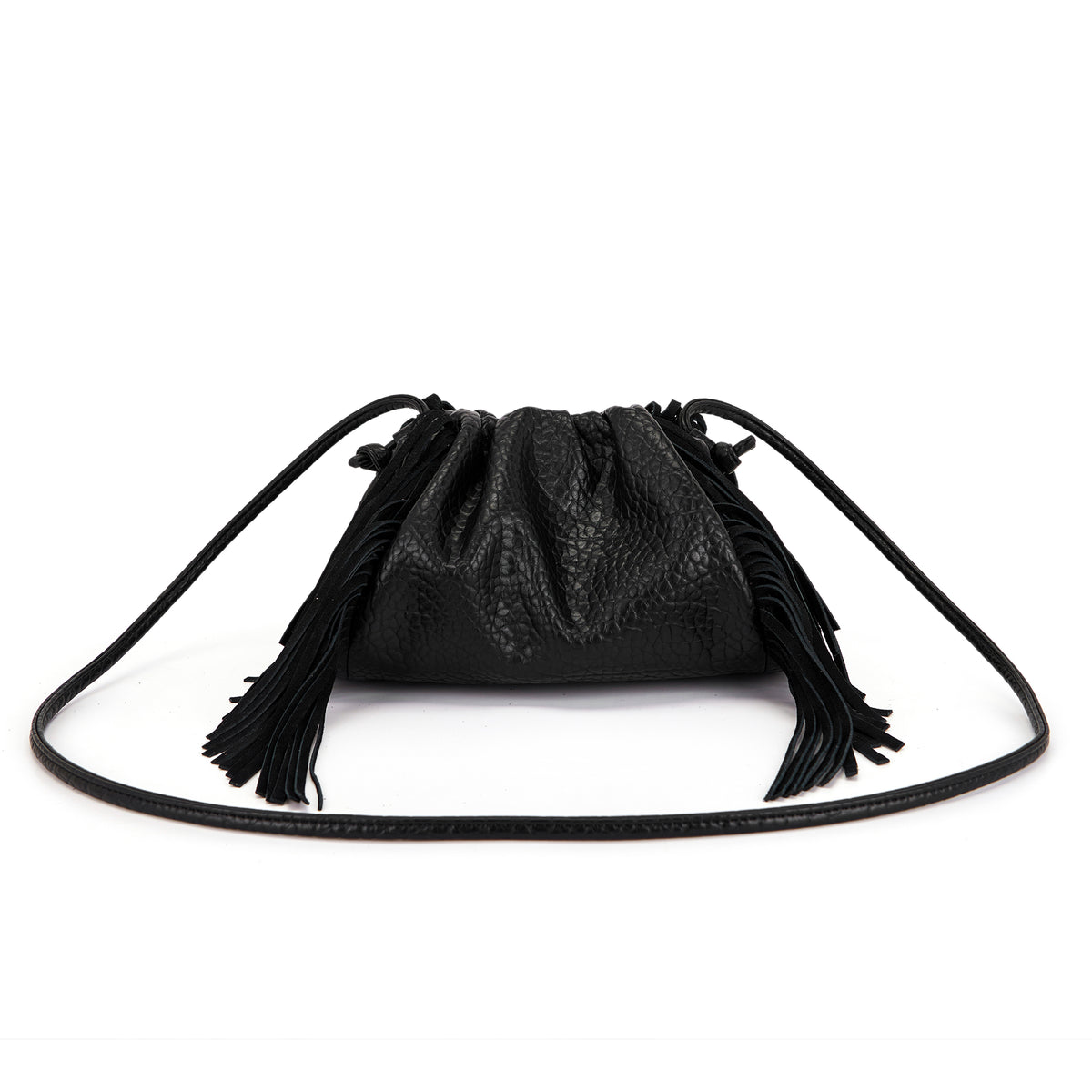 La Carrie borsa a tracolla in ecopelle "Capsule" Nero 162C-LS-723-PUB.BLACK