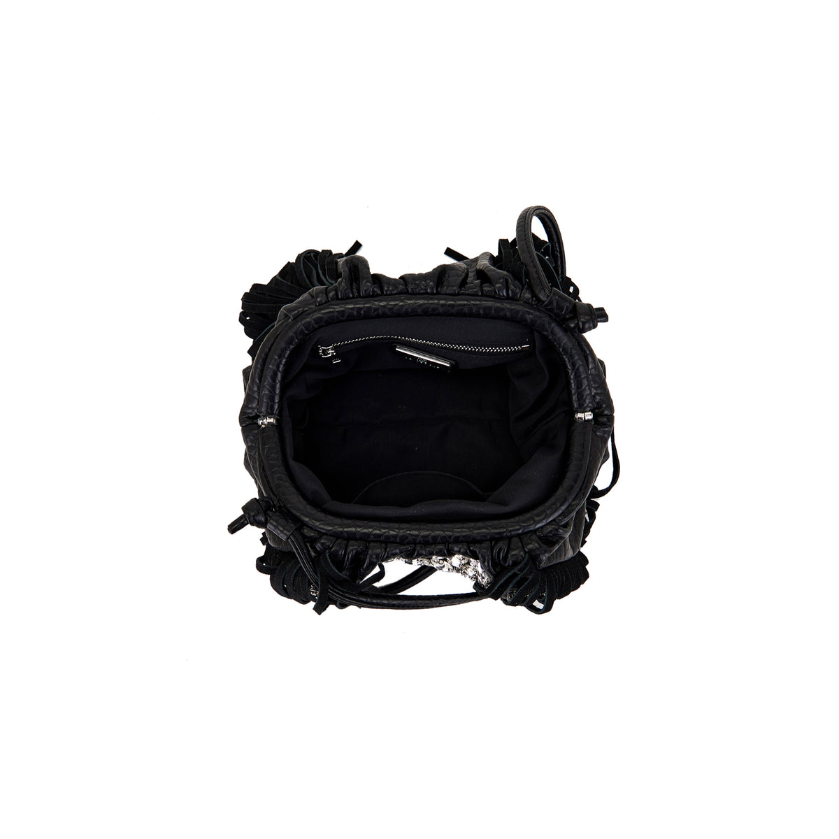 La Carrie borsa a tracolla in ecopelle "Capsule" Nero 162C-LS-723-PUB.BLACK