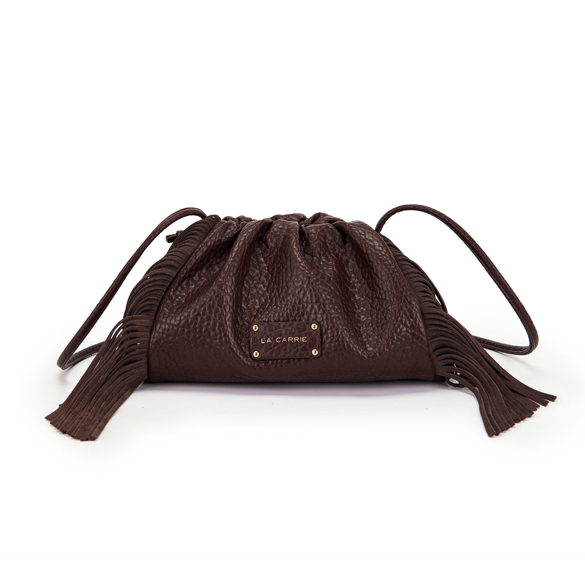 La Carrie borsa a tracolla in ecopelle "Capsule" Marrone 162C-LT-730-PUB.DARK BROWN