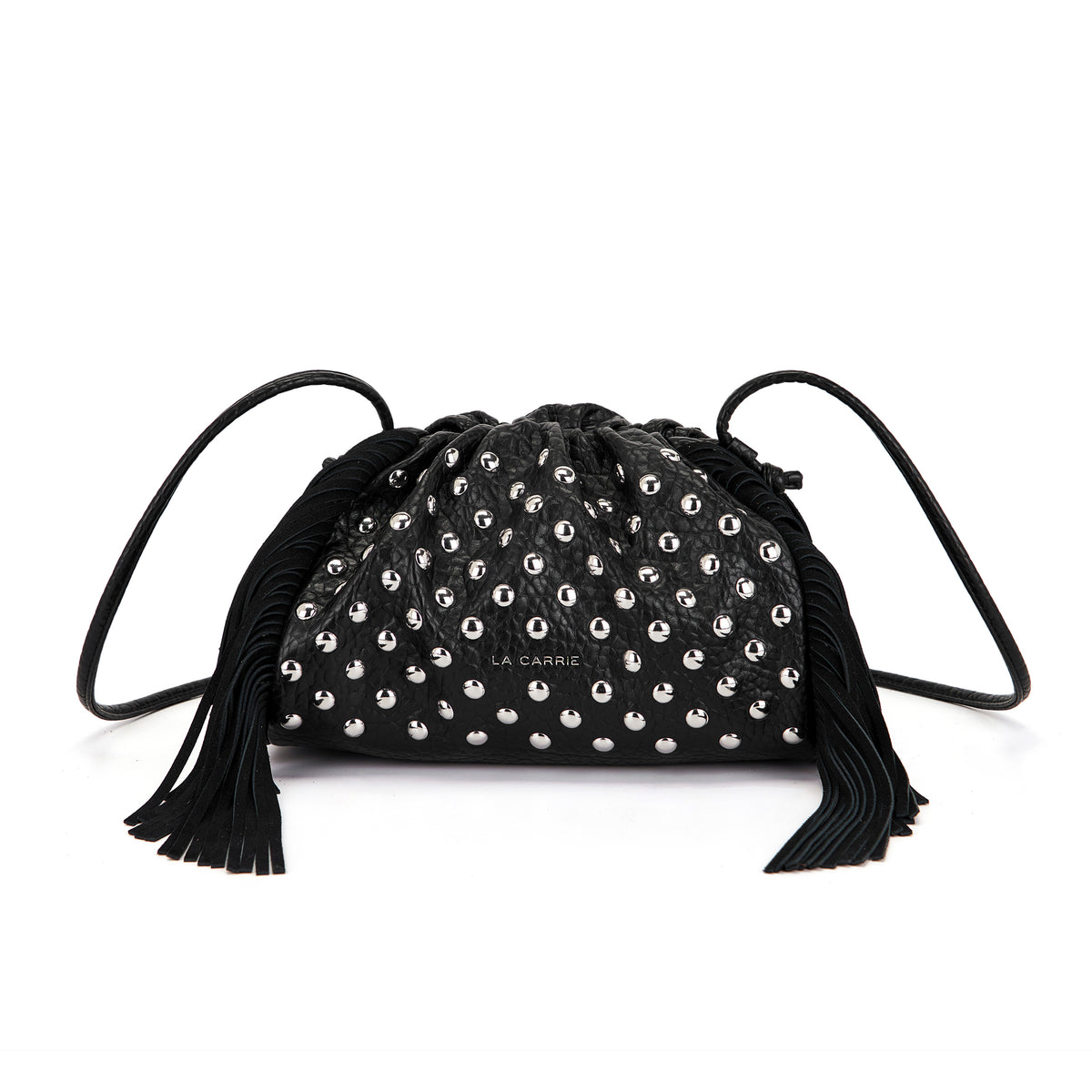 La Carrie borsa a tracolla in ecopelle "Capsule" Nero 162C-LT-732-PUB.BLACK