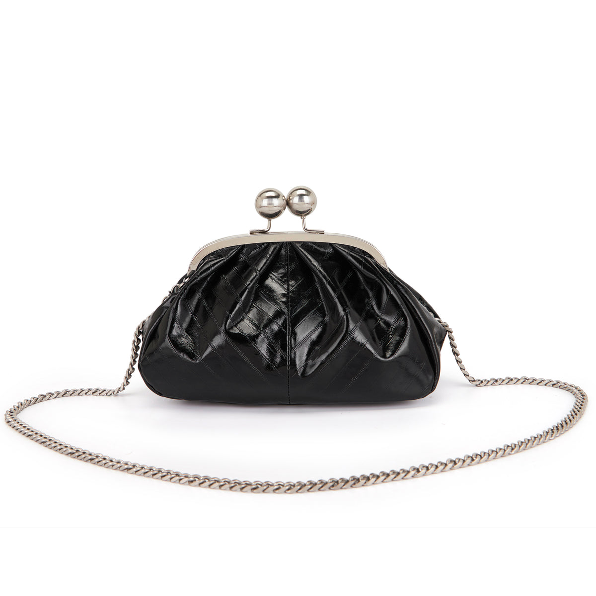 La Carrie borsa a mano in ecopelle "Capsule" Nero 162C-LX-761-PLE.BLACK