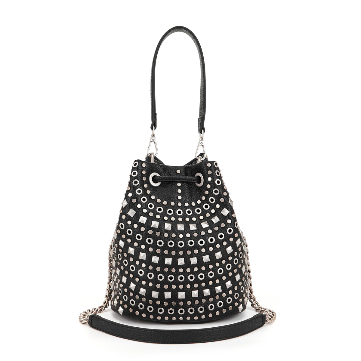 La Carrie borsa secchiello in ecopelle "Solid" Nero 162M-EM-212-ECO.BLACK