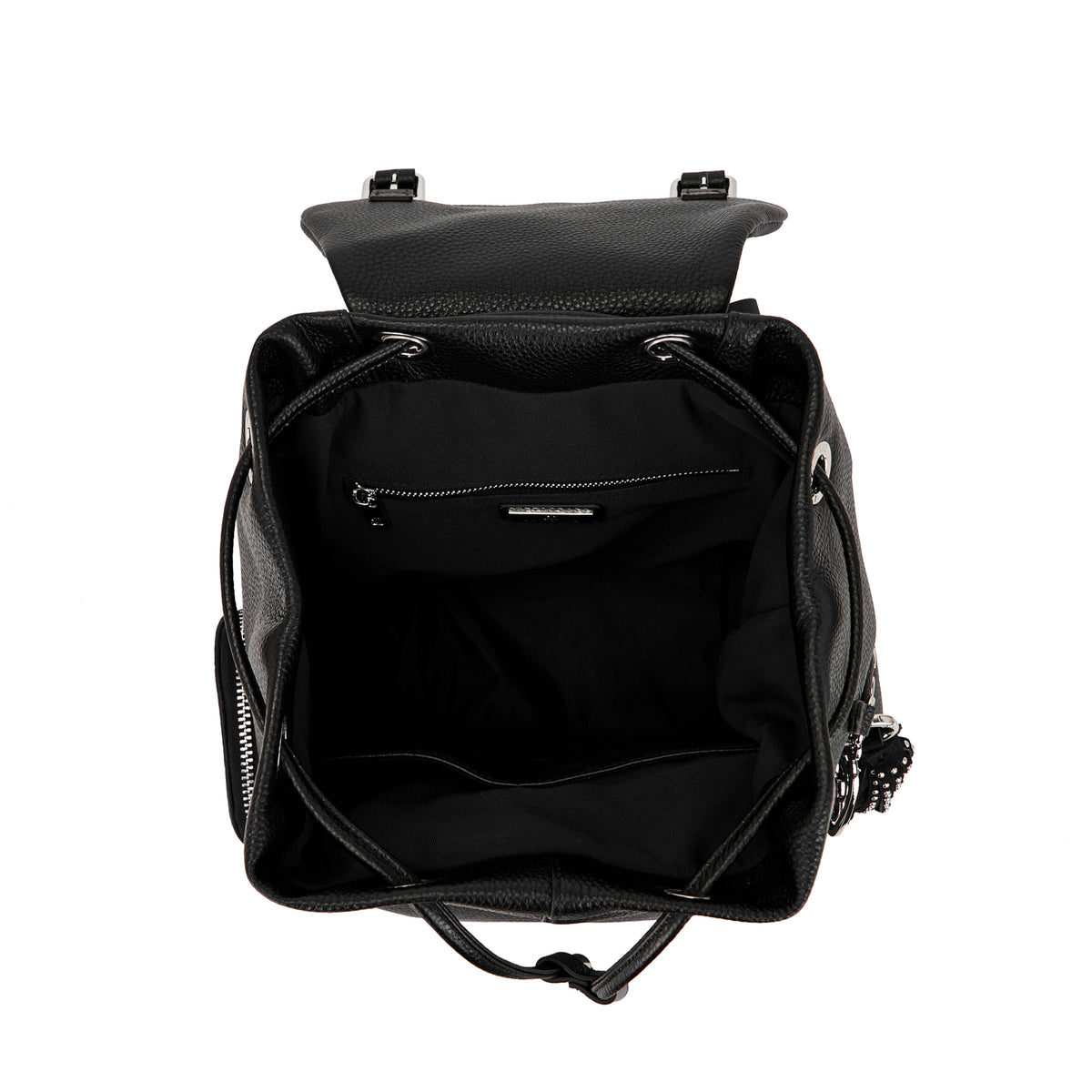 La Carrie zaino in pelle "Rock" Nero 162P-ZS-272-TBL.BLACK
