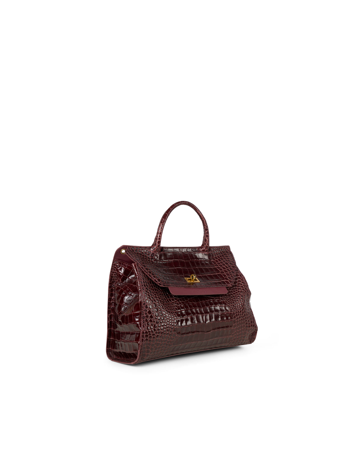 Visonà borsa a mano in pelle "Ornella" Bordeaux 26821 ST-COCCO.BORDEAUX