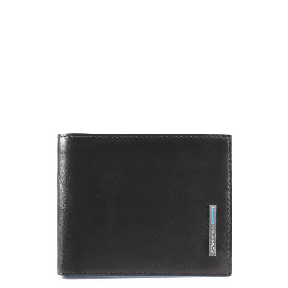 Piquadro portafogli in pelle "B2R - Blue Square" Nero PU4188B2R.N