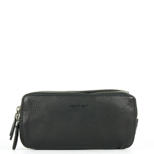 Gianni Conti pochette in pelle "Casual" Nero 582200.10