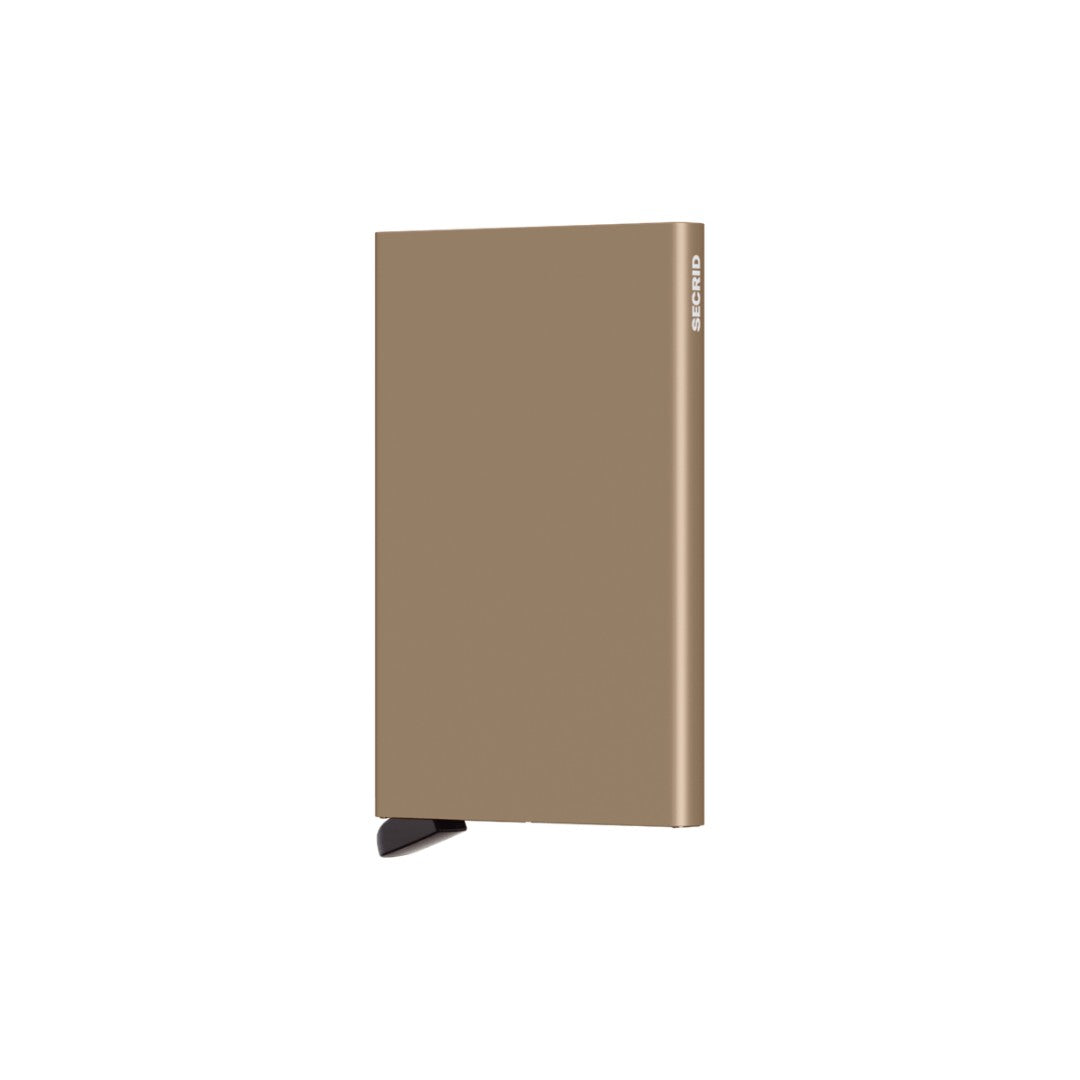 Secrid porta carte di credito in alluminio "Cardprotector" Beige C.SAND